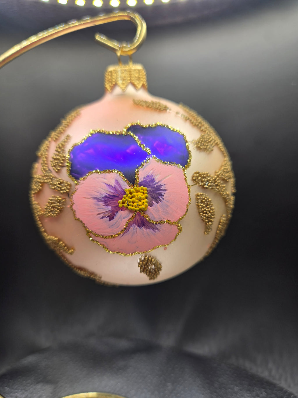 Pink and Violet Pansy Blooms