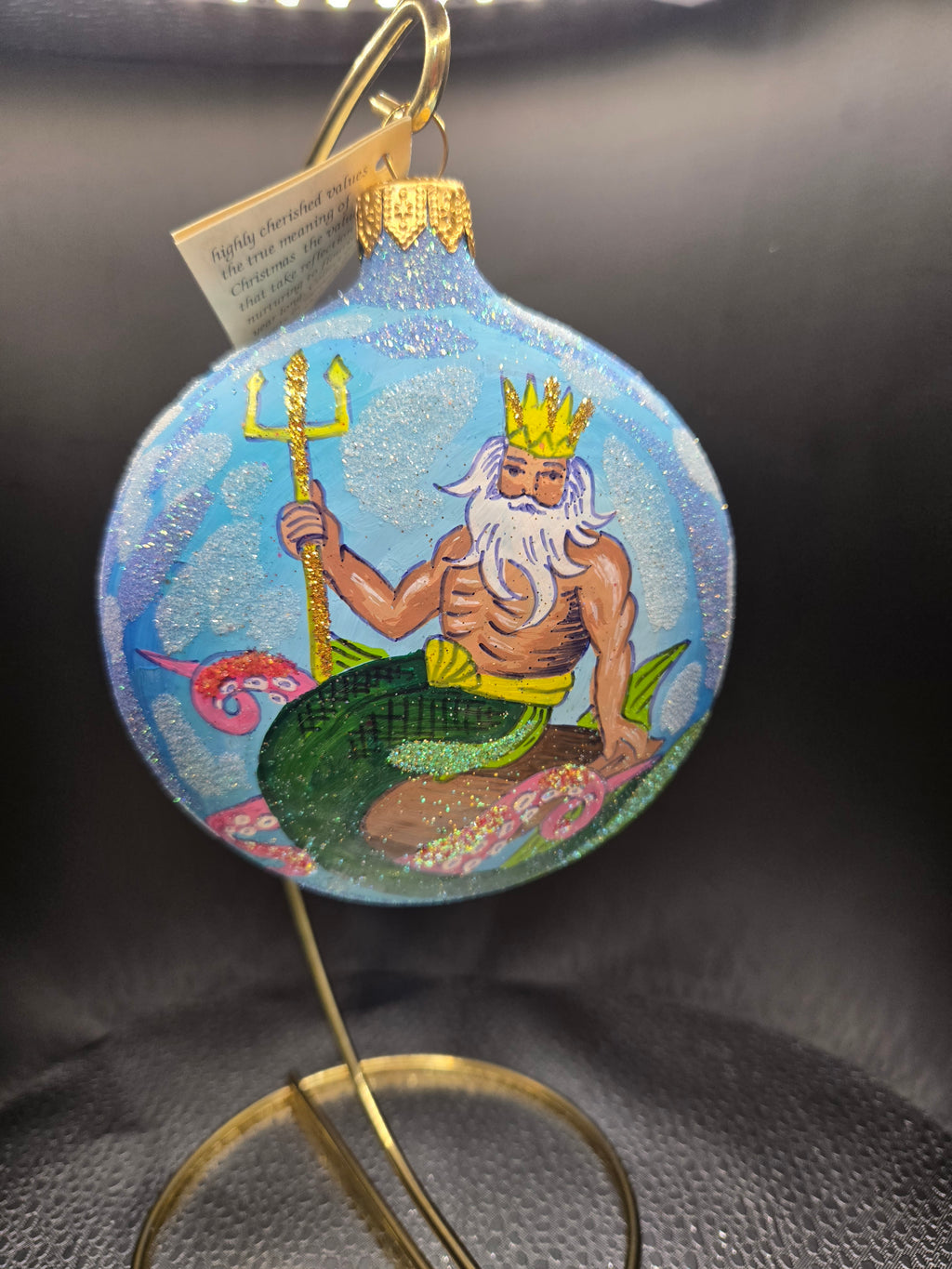 Poseidon Double Sided Premium Ornament