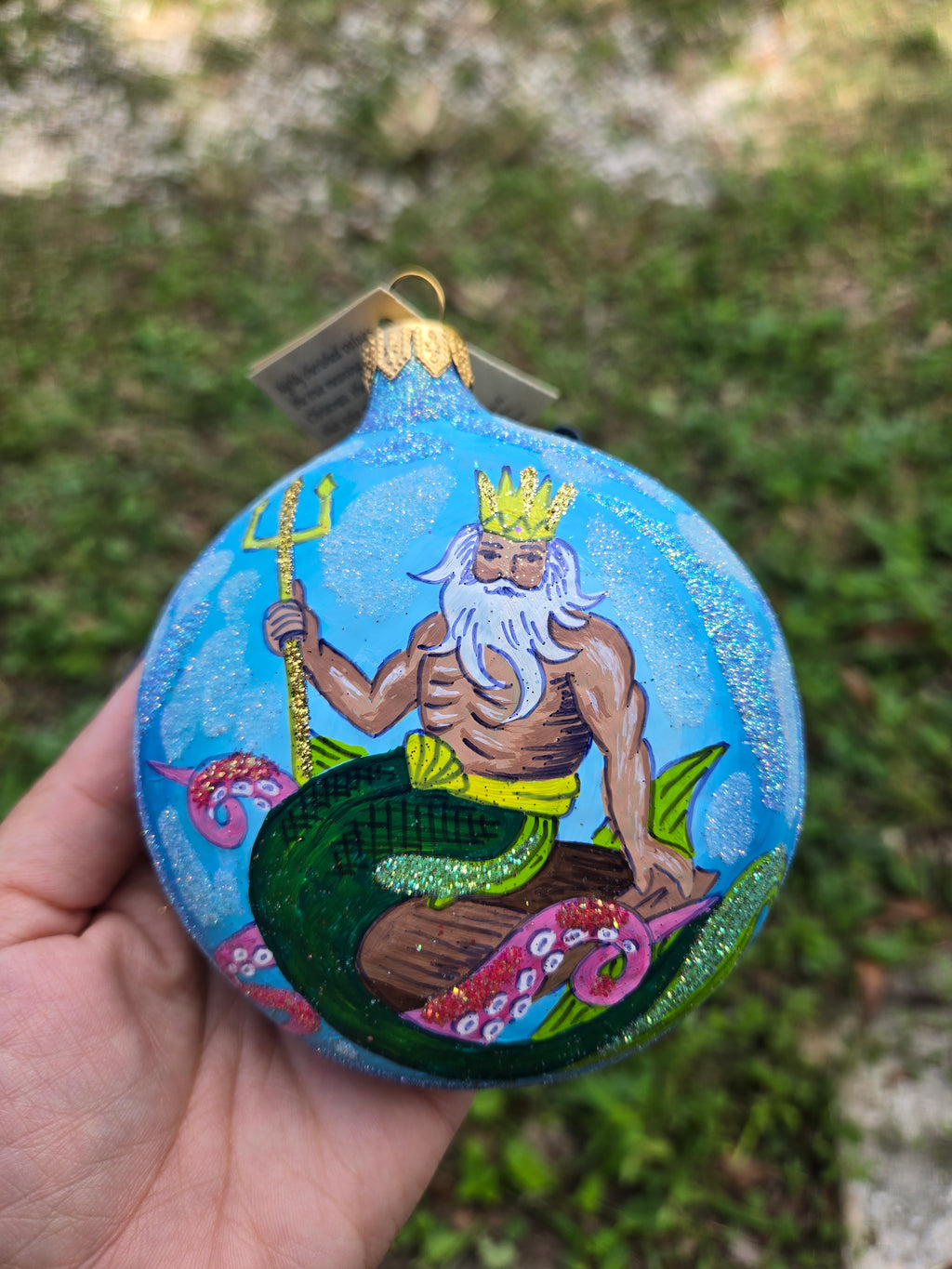 Poseidon Double Sided Premium Ornament